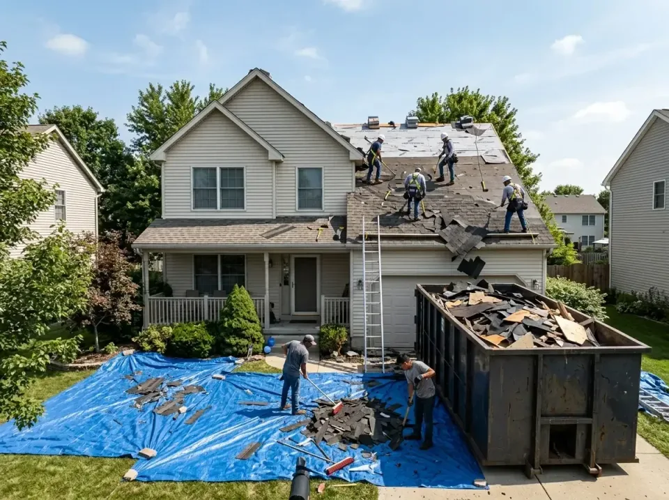 roof-replacement-debris-remova-004 — frequently asked questions, Cheapest Dumpster Rentals in Palm Valley, FL